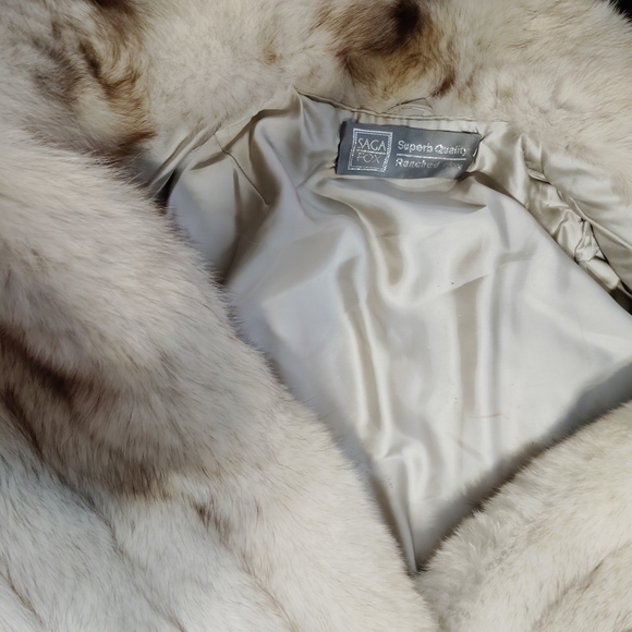 Saga Furs Plush Tan Teddy Jacket - Picture 4 of 5